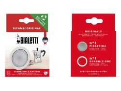 Bialetti - Dichtung + Filter, 48mm, Chrom