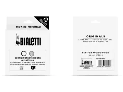 Bialetti - Kaffeekanne Set Dichtung + Filter, 55mm, Chrom