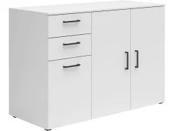 Kommode Multistauraum Weiss , 120/83/52 cm , 2 Schublade(n) 