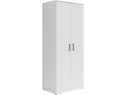 Schrank Multistauraum Weiss 80/195/52 cm Weiss 