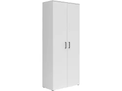 Schrank Multistauraum Weiss 80/195/40 cm Weiss 