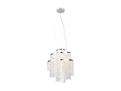 Hängelampe POMP LED variable Intensität 38x150cm 30W chrom