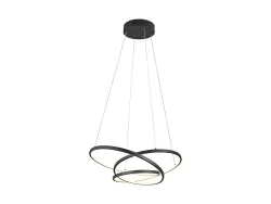 Hängelampe DARVIN LED variable Intensität 49x150cm 34W schwarz
