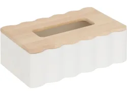 Taschentuchbox VELA weiss 9x24x15cm
