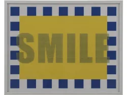 Leinwand bedruckt SMILE 1 Stück mehrfarbig 50x40x2.2cm