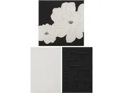 Ölgemälde auf Leinwand VELOTTA 3-teilig mehrfarbig 140x60x3.5cm