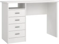 Schreibtisch LEO 48.5x110x76cm weiss