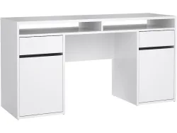 Schreibtisch SCHOOL 48.2x149x77.4cm weiss glänzend