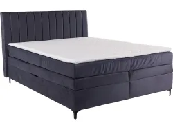 Boxspringbett MAGIC marine 180x200cm halbfest