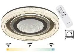 Deckenlampe LED ALSUNA variable Intensität 48cm 48W weiss