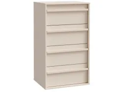 Kommode CANCHOA 4 Schubladen 42x53.4x94.4cm sand dekor