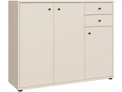 Kommode TEMPRA 2 3 Türen 2 Schubladen 34.8x108.8x85.5cm sand dekor