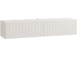Hängender TV-Schrank ANTIBES 154cm weiss glänzend