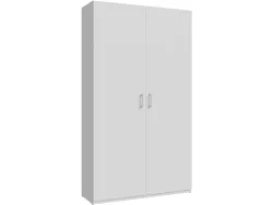 Drehtürenschrank HYÈRES weiss 2 Türen