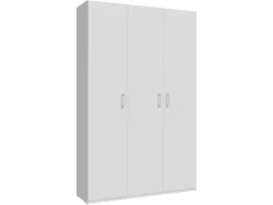 Drehtürenschrank HYÈRES weiss 3 Türen