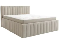 Kastenbett BIANCA 180x200cm stoff beige
