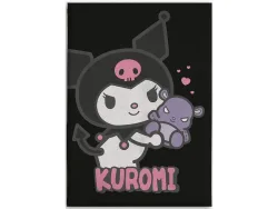 Decke KUROMI 110x150cm rosa bedruckt