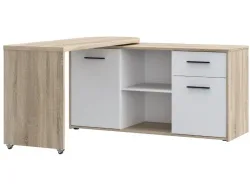 Eckschreibtisch ALIKLIA 50x144x74.1cm weiss