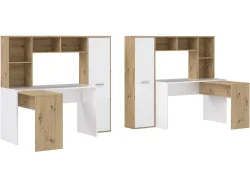 Eckschreibtisch ERIADU 116x173x152cm artisan eiche