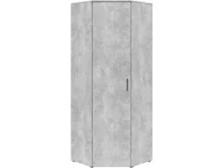 Eckschrank Multistauraum Betonoptik Grau 