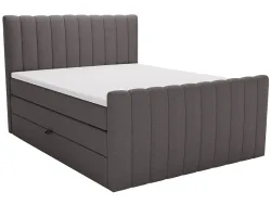 Boxspringbett WINTER anthrazit 160x200cm flexibel