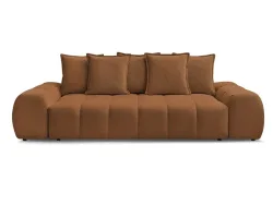 3er Sofa BOBOCHIC EVEREST Stoff chiniert orange