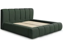 Kastenbett BOBOCHIC DENALI 160x200cm stoff grün