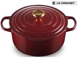 LE CREUSET Bräter SIGNATURE gusseisen bordeau