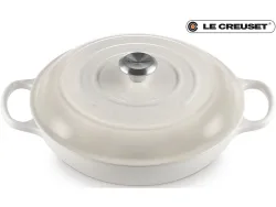 Le Creuset - Bräter tief, 30CM/3.5L, Elfenbein