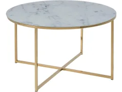 mutoni - Couchtisch Romandie 80x80x45, One Size, Weiss