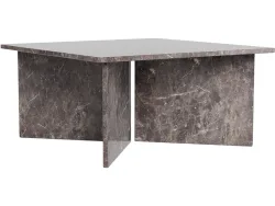 mutoni - Couchtisch Venus Marmor 90, One Size, Taubengrau