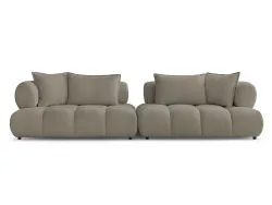 Sofa BOBOCHIC ALYA Boucle-Stoff taupe