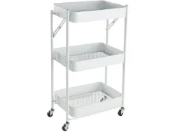 Servierwagen CANTOL weiss 35x50x90cm