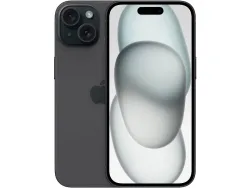 Apple - Refurbished iPhone 15 128GB - Guter Zustand, Schwarz, 128 GB