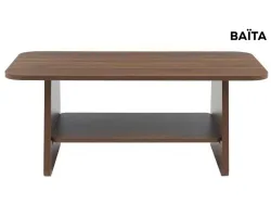 BAÏTA Couchtish LANGO 50x100x40.5cm nussbaum