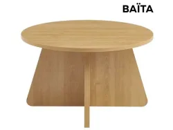 BAÏTA Couchtish RUBA 70x70x40.5cm eiche