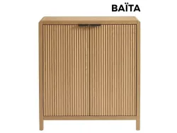 Kommode BAÏTA UTICA 2 Türen 30x75x82cm eiche dekor