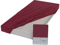 CAPISTRANO Fixleintuch JESSICA 90x200cm bordeau