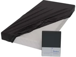 CAPISTRANO Fixleintuch JESSICA 180x200cm schwarz