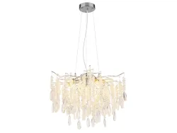 Hängelampe KINGA 60x120cm 40W silberfarben