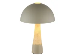 Tischlampe PAULIN 36.5cm 40W grau