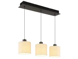 Hängelampe THEA 74x180cm 24W schwarz