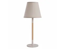 Tischlampe TRENDY 40cm 40W taupe