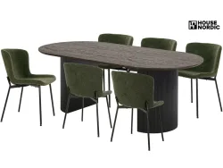 Set Tisch und 4 Stühle HOUSE NORDIC BOAVISTA