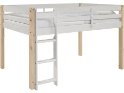 Bett mittelhoch NIVIO 90x200cm natürliches holz