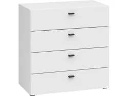 Kommode MODULINK 4 Schubladen 64x35x64cm weiss dekor
