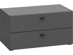 Kommode MODULINK 2 Schubladen 64x35x32cm grafit