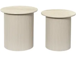 HOME DECO FACTORY Beistelltisch AURO 38x38x38cm beige