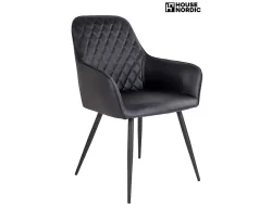 HOUSE NORDIC Stuhl HARBO Plastik schwarz