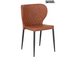 HOUSE NORDIC Stuhl PISA Plastik rotbraun